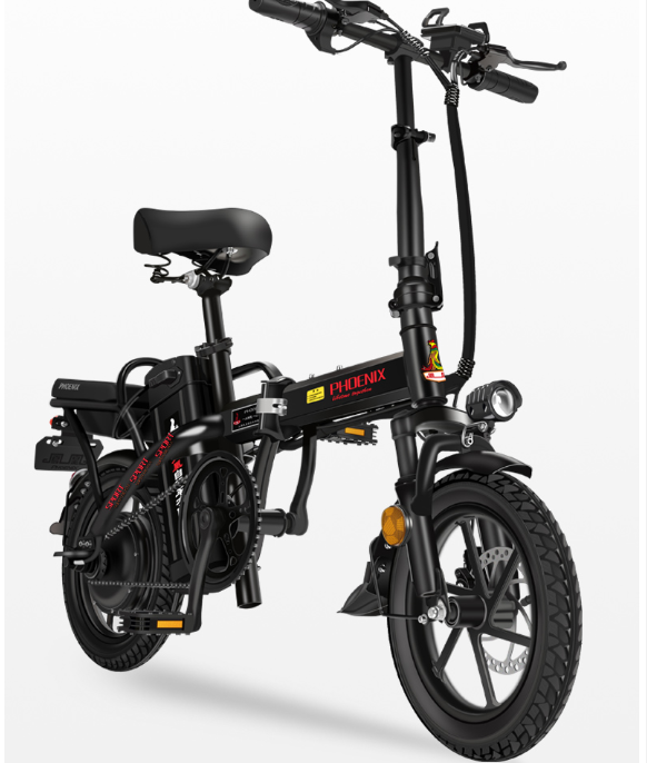 凤凰新国标折叠电动自行车锂电池助力电瓶车小型代步代驾电动车