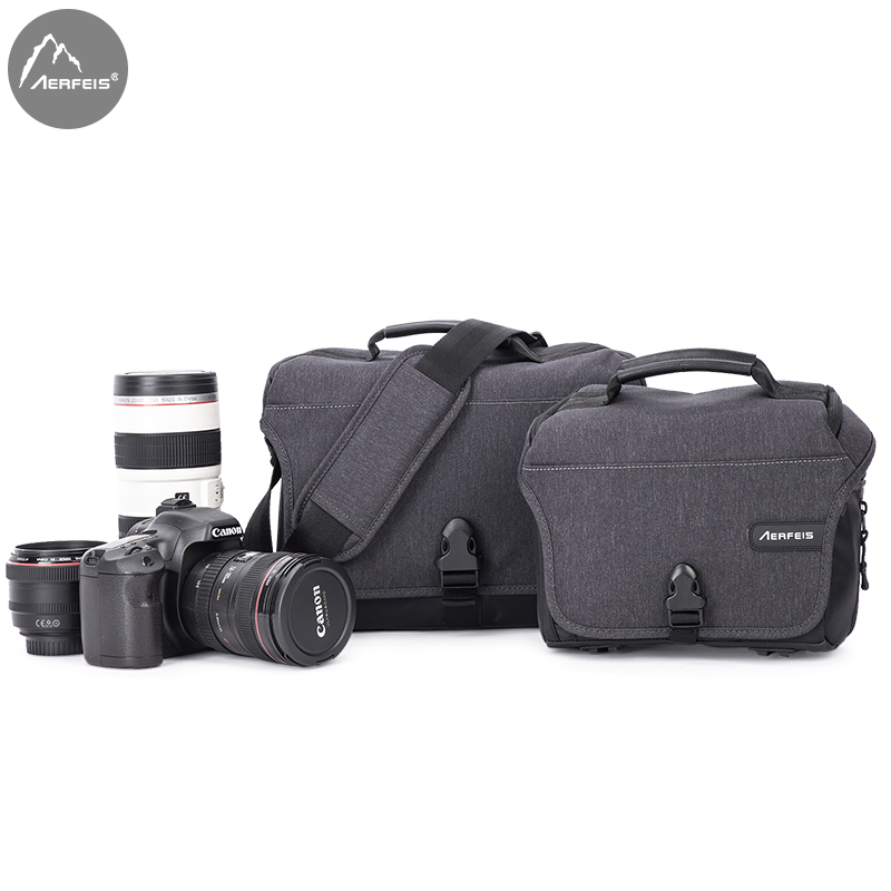 阿尔飞斯相机包单反微单佳能80d索尼a7m2斜跨单肩富士xt20摄影包